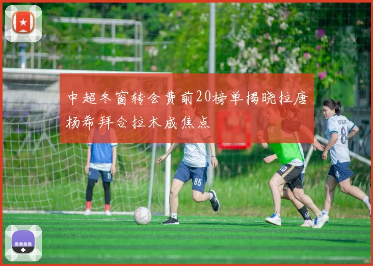 中超冬窗转会费前20榜单揭晓拉唐杨希拜合拉木成焦点