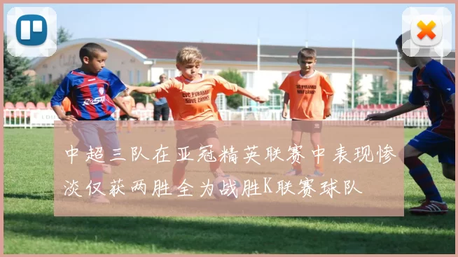 中超三队在亚冠精英联赛中表现惨淡仅获两胜全为战胜K联赛球队